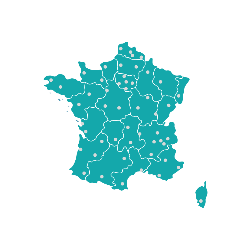 Couverture nationale dans toute la France des électriciens IRVE de Time2plug